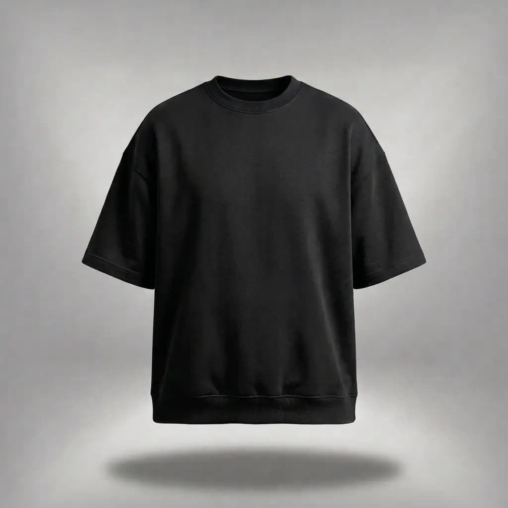 Drop-shoulder boxy oversized t-shirt