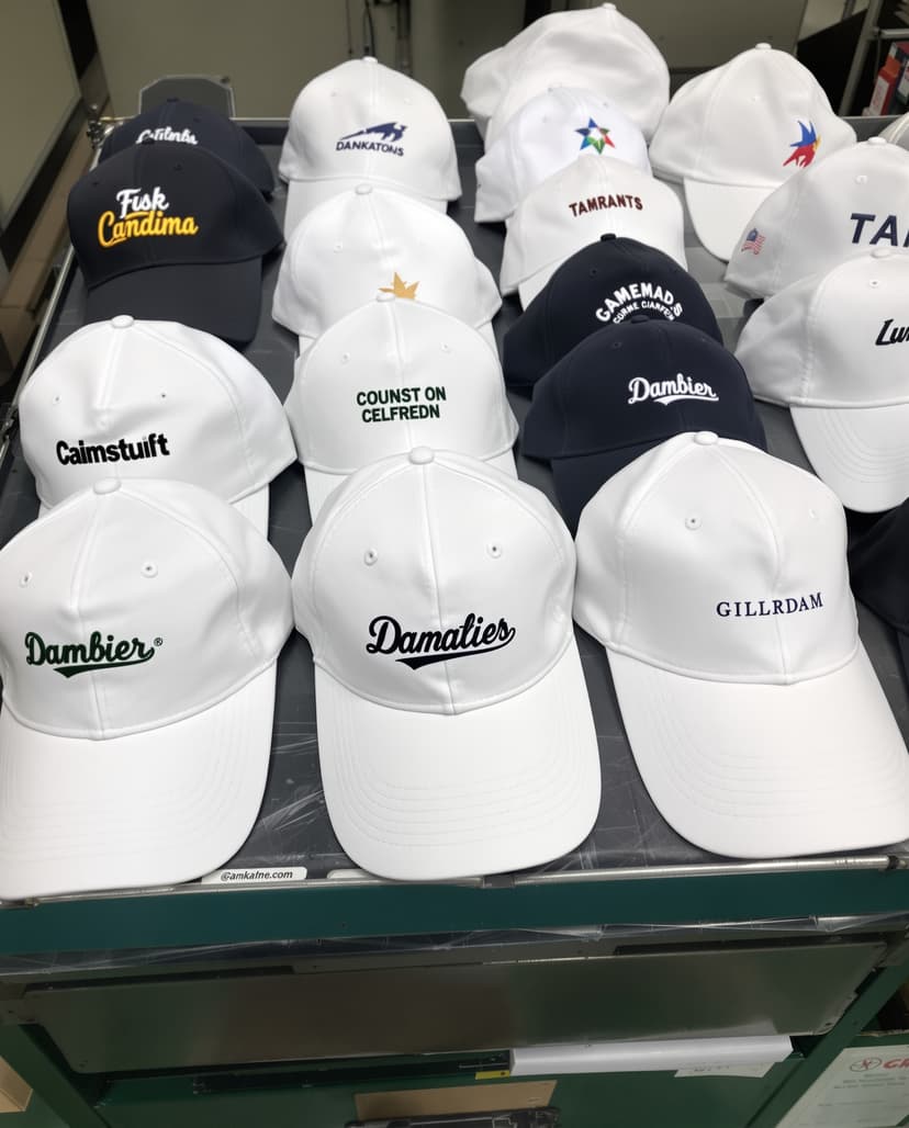 Embroidered caps collection