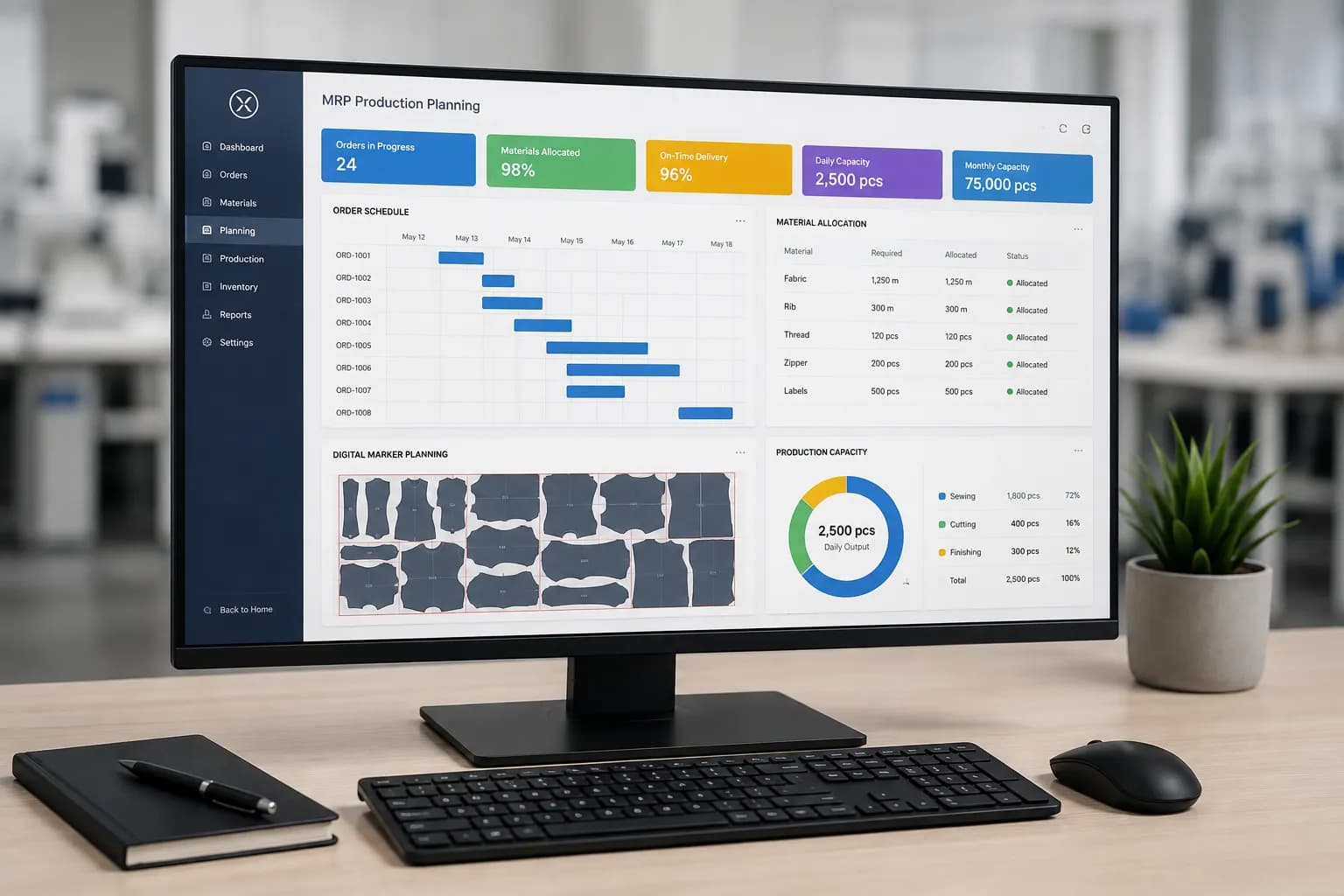 Confirming fabric, branding, MOQ per style, and lead time for the quote