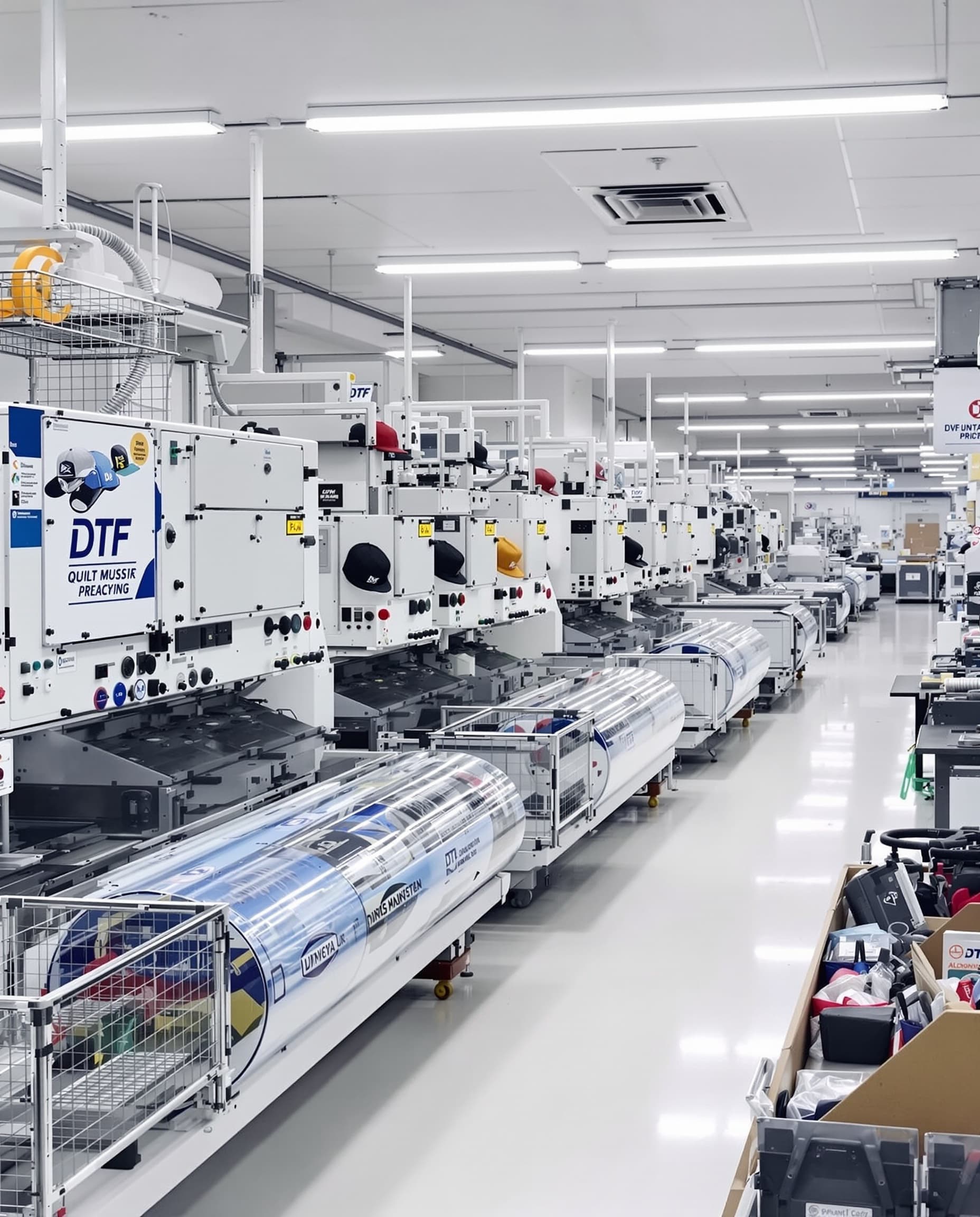 Professional cap printing facility