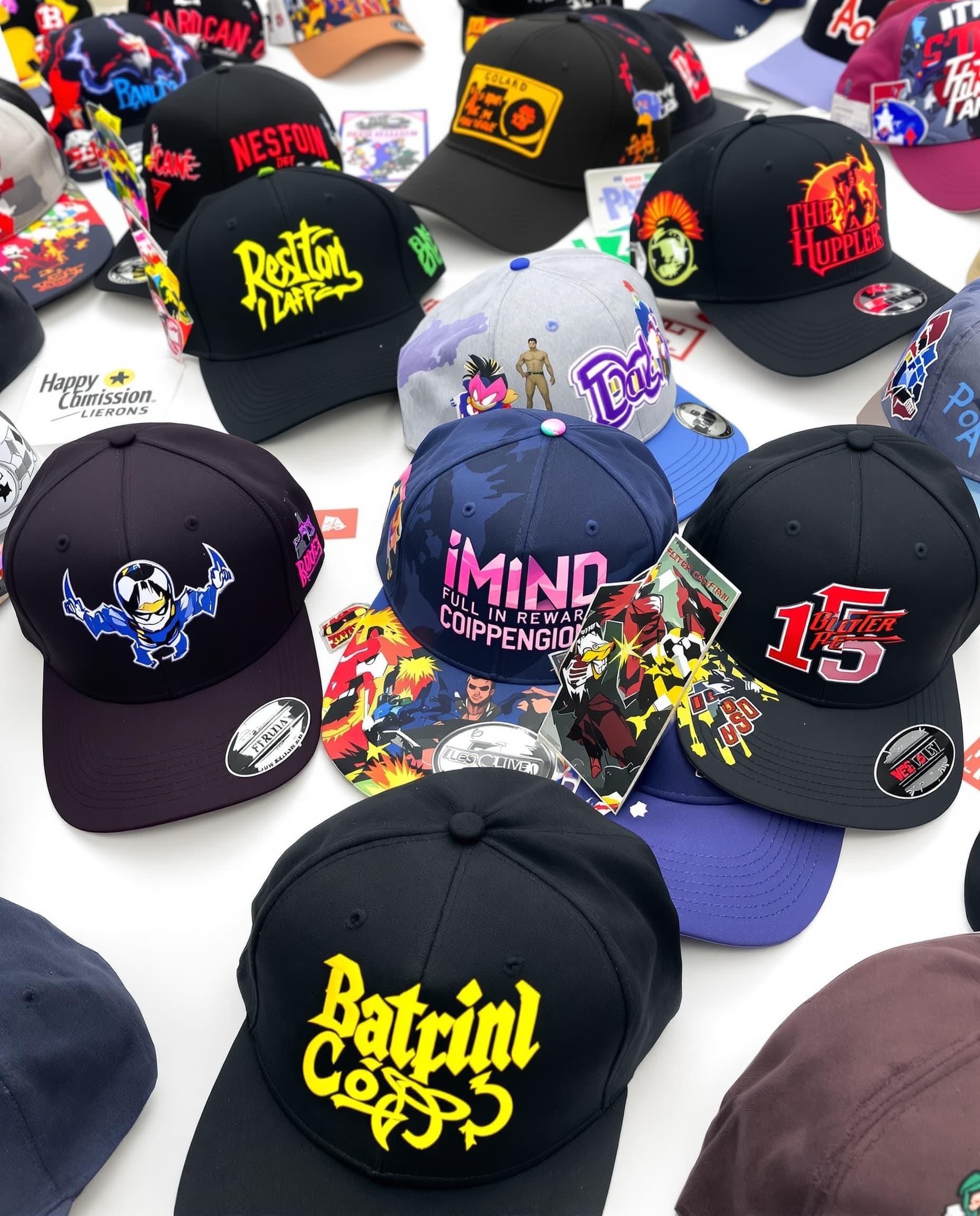 High-quality printed caps