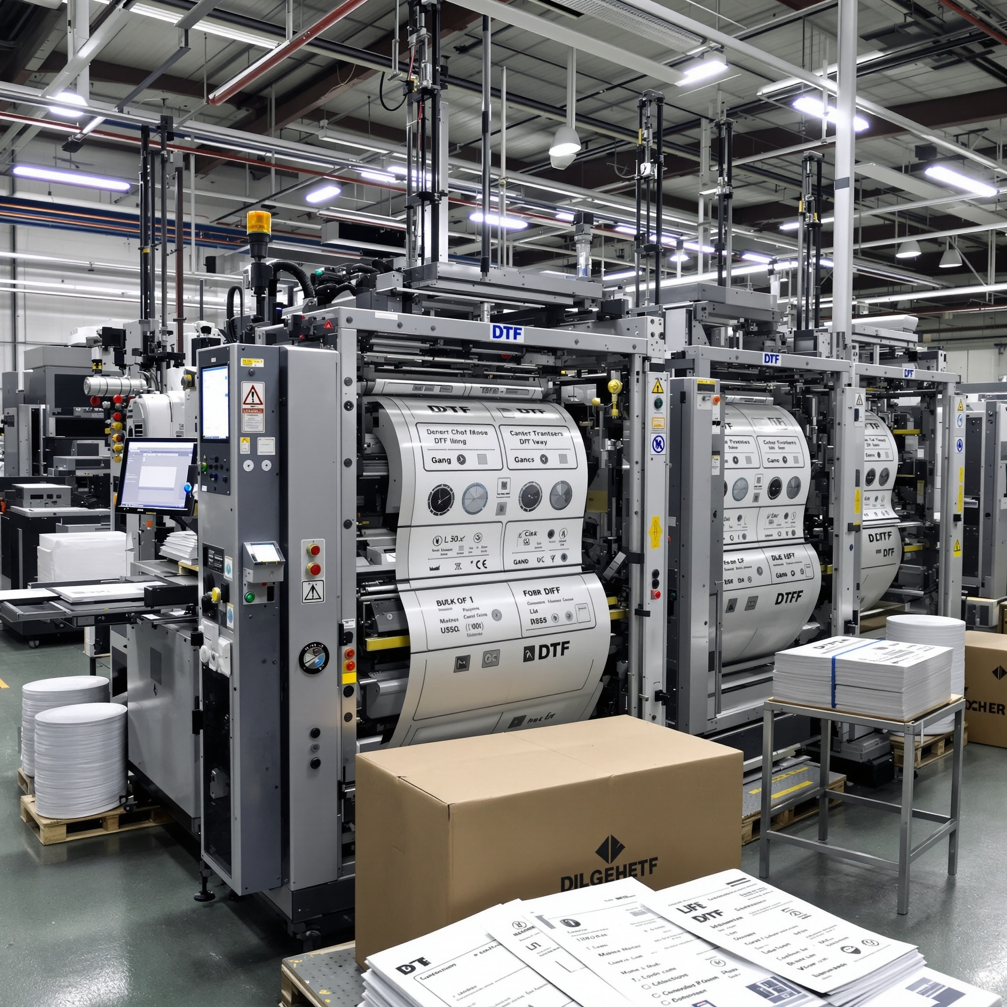 DTF printing production