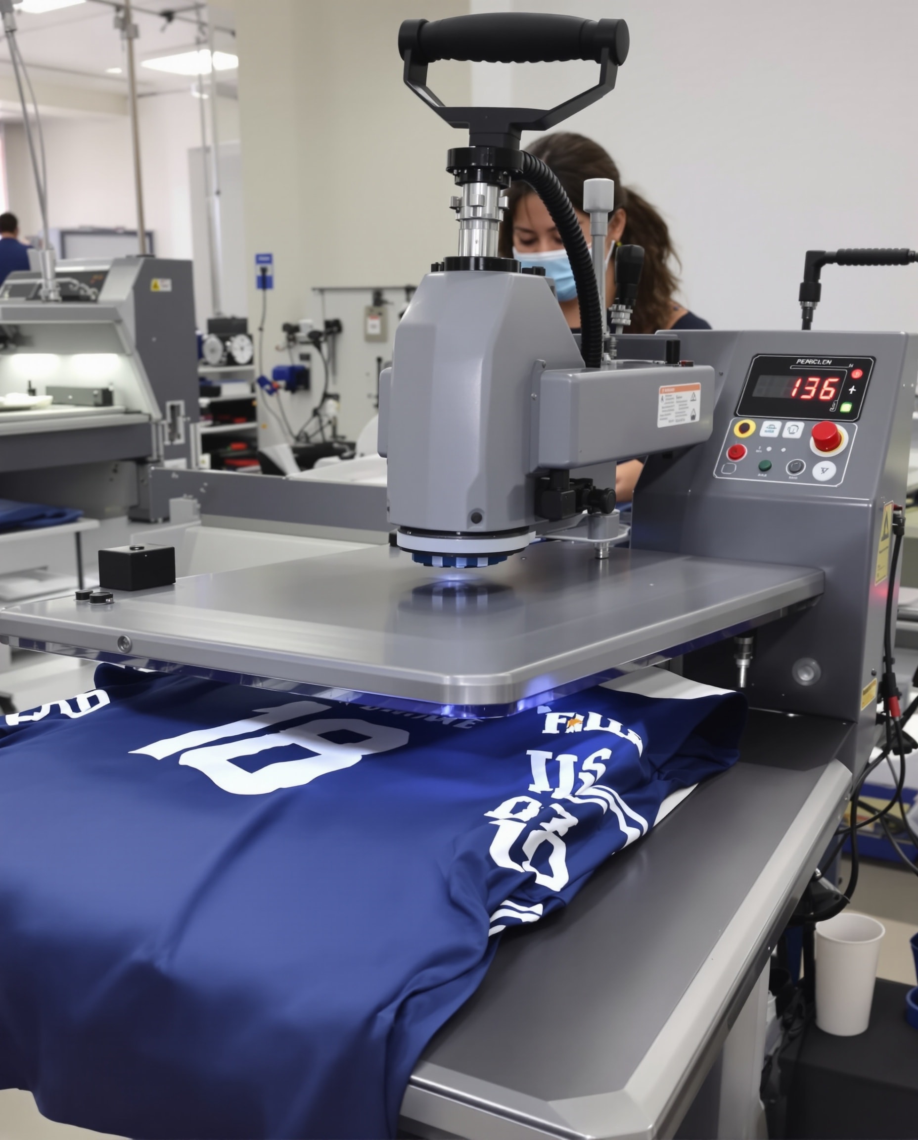 Professional heat press application