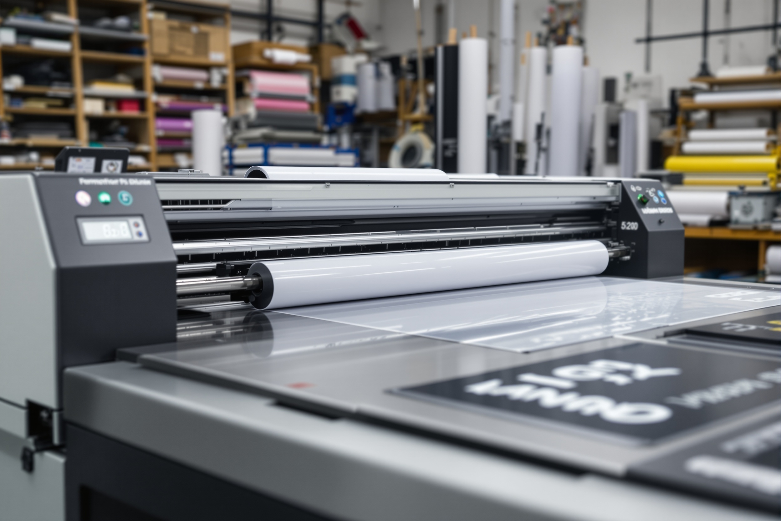 Industrial vinyl cutting and weeding