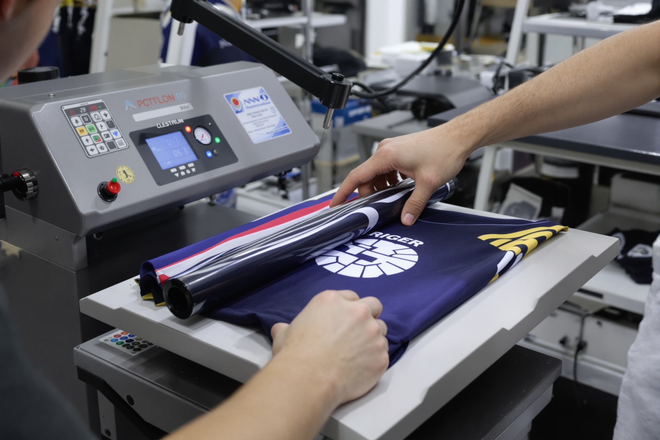 Professional heat press application